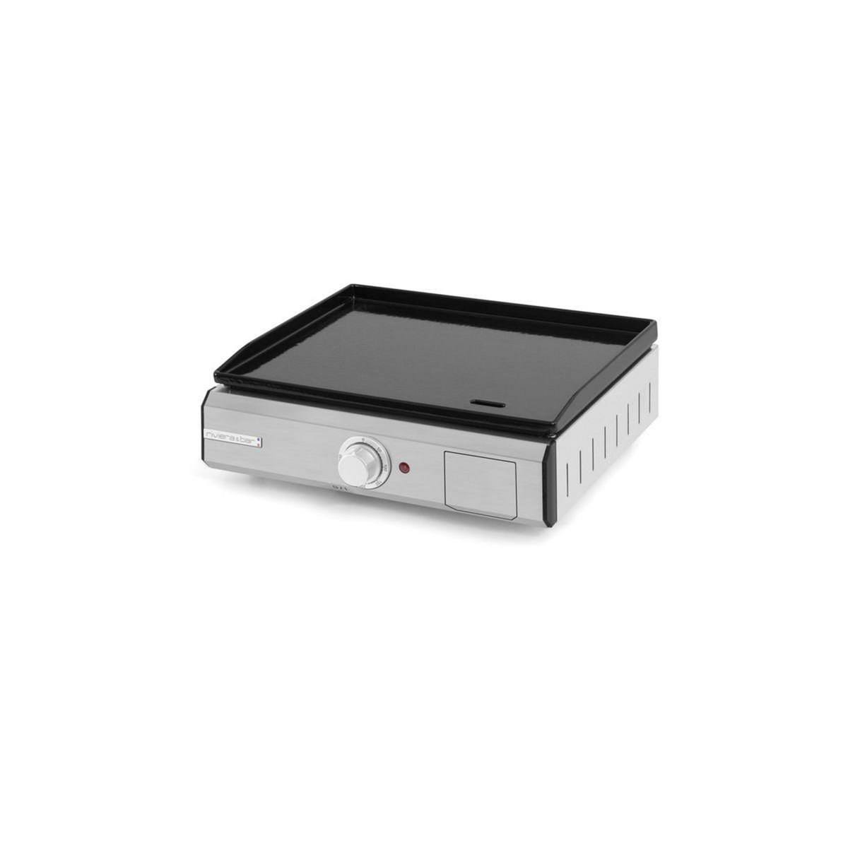 Riviera & Bar Plancha électrique QPL1045 émaillée à poser, 45x35 cm