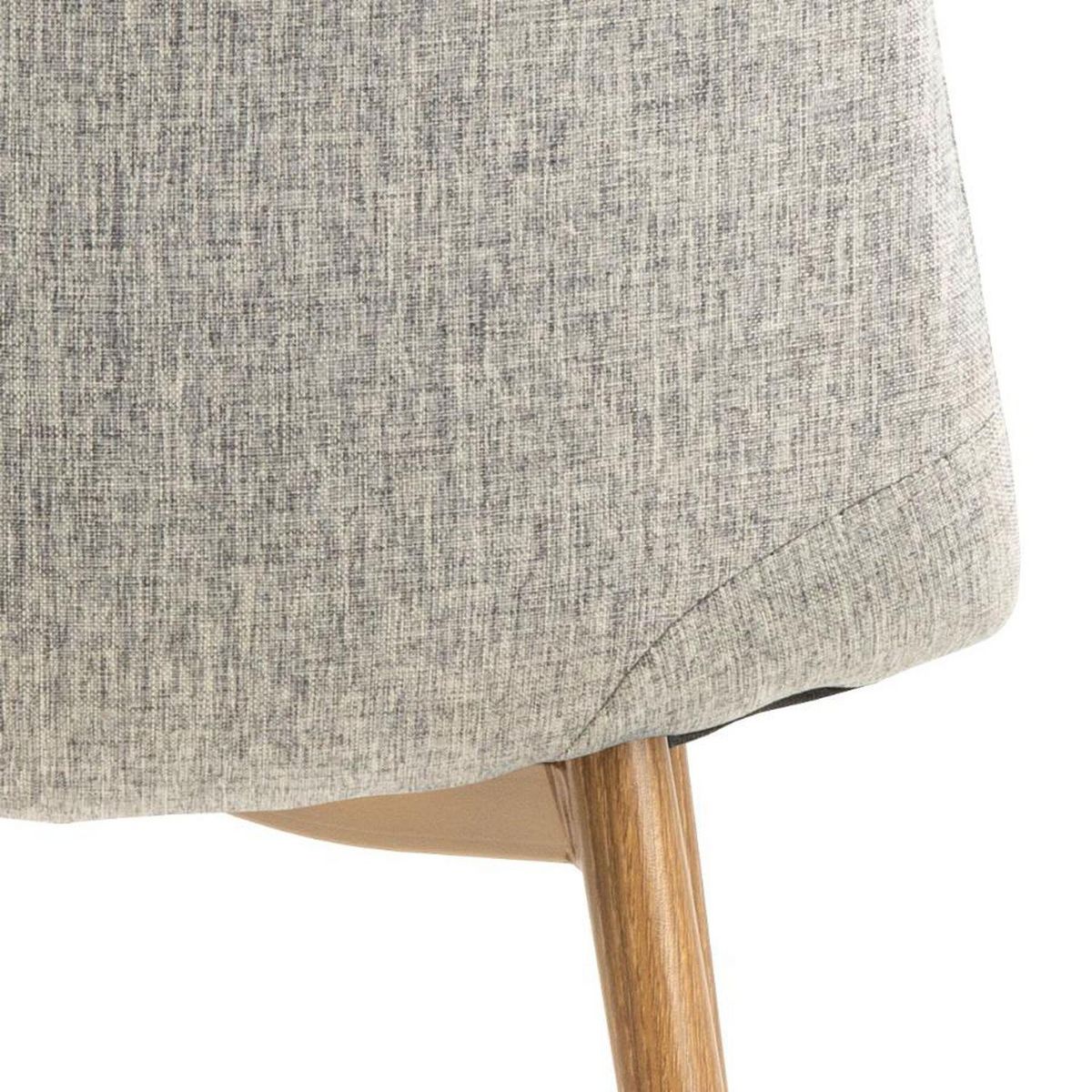 TOILINUX Lot de 4 chaises de salle à manger CLELIA