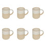 Voir la diapositive 1 : SECRET DE GOURMET Lot de 6 Mugs en Faïence  Kate  34cl Blanc