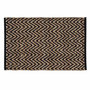 Voir la diapositive 1 : Paris Prix Tapis Déco en Jute  Zigzag  60x90cm Noir & Beige