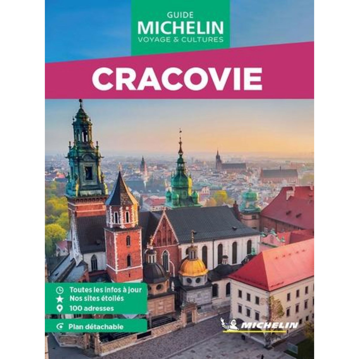 CRACOVIE. EDITION 2024. AVEC 1 PLAN DETACHABLE, Michelin