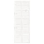 Voir la diapositive 4 : VIDAXL Porte de grange Blanc 80x1,8x214 cm Bois massif de pin