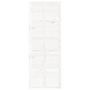 Voir la diapositive 4 : VIDAXL Porte de grange Blanc 80x1,8x214 cm Bois massif de pin