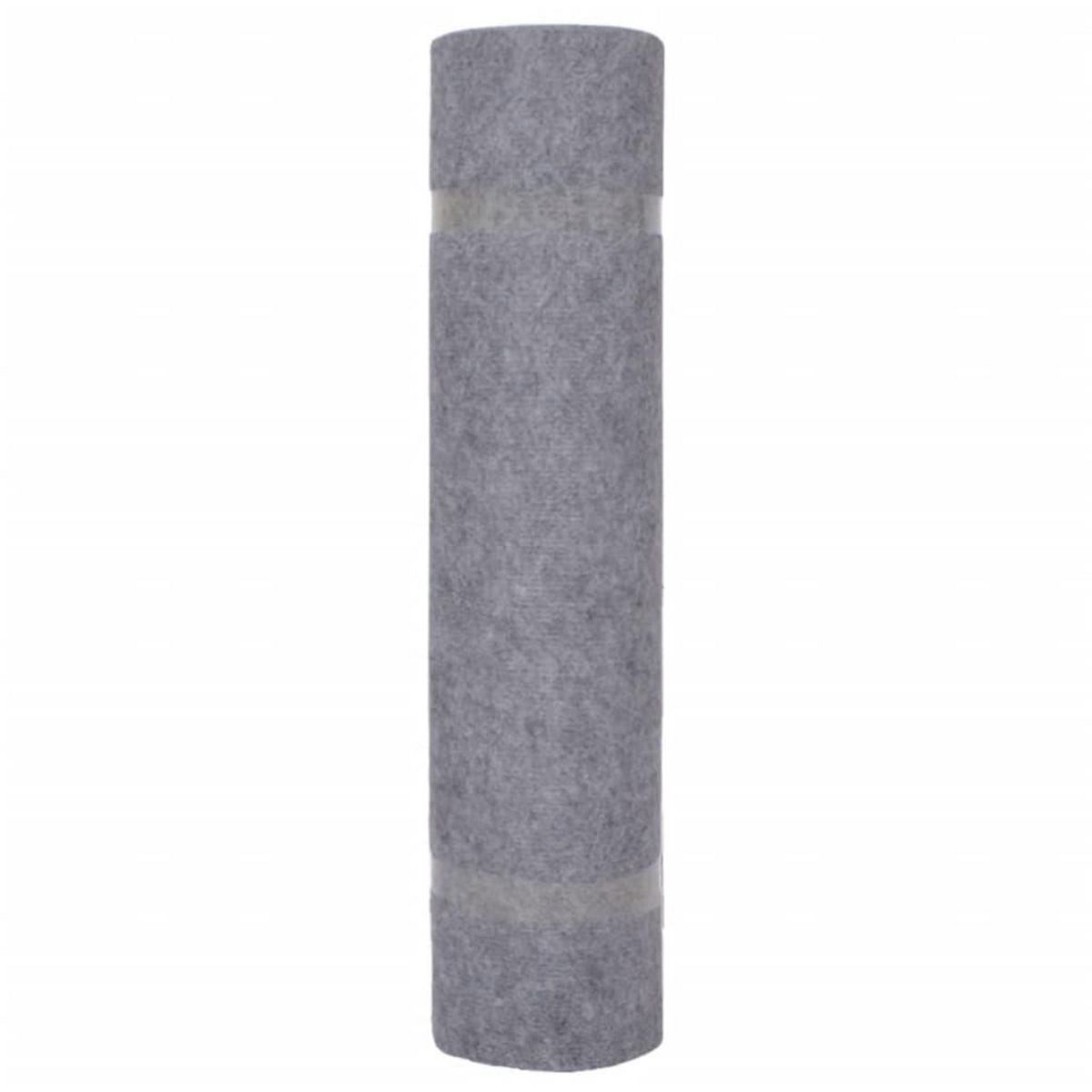 VIDAXL Tapis strie pour exposition 1,2x15 m Gris