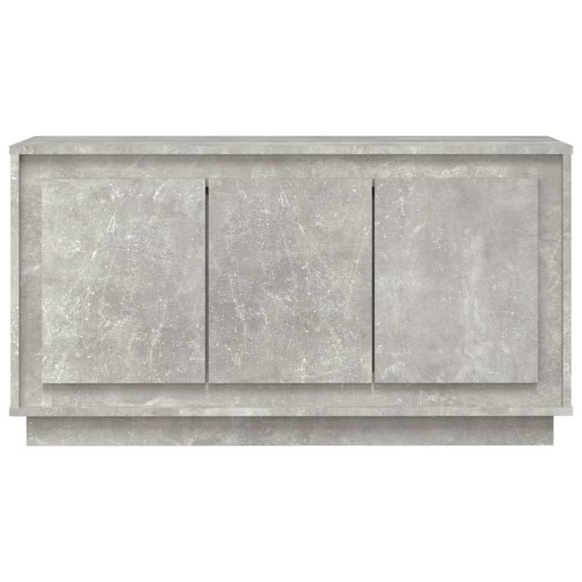 VIDAXL Buffet gris beton 102x35x55 cm bois d'ingenierie