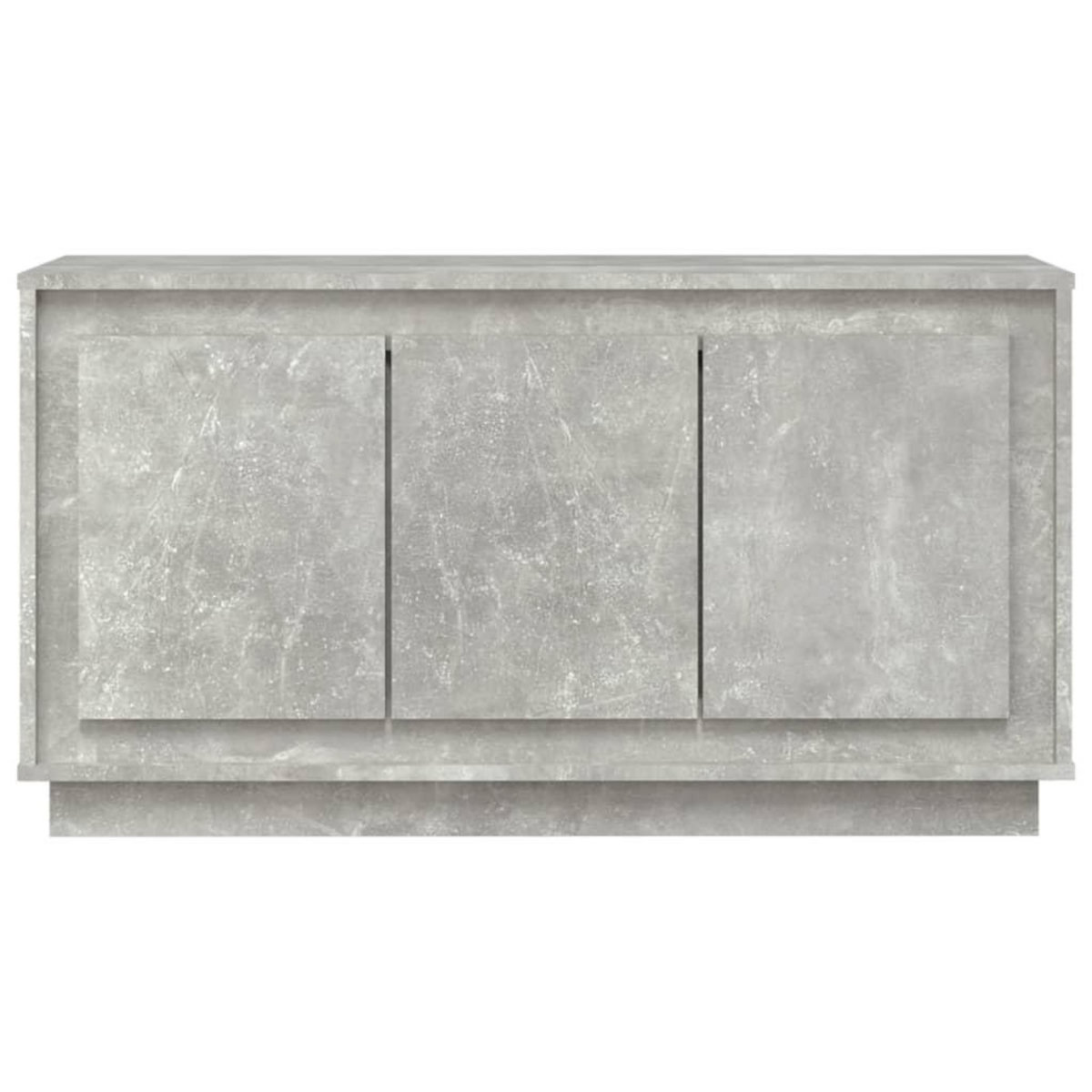 VIDAXL Buffet gris beton 102x35x55 cm bois d'ingenierie