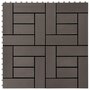 Voir la diapositive 1 : VIDAXL Carreaux de terrasse 22 pcs 30 x 30 cm 2 m^2 WPC Marron fonce