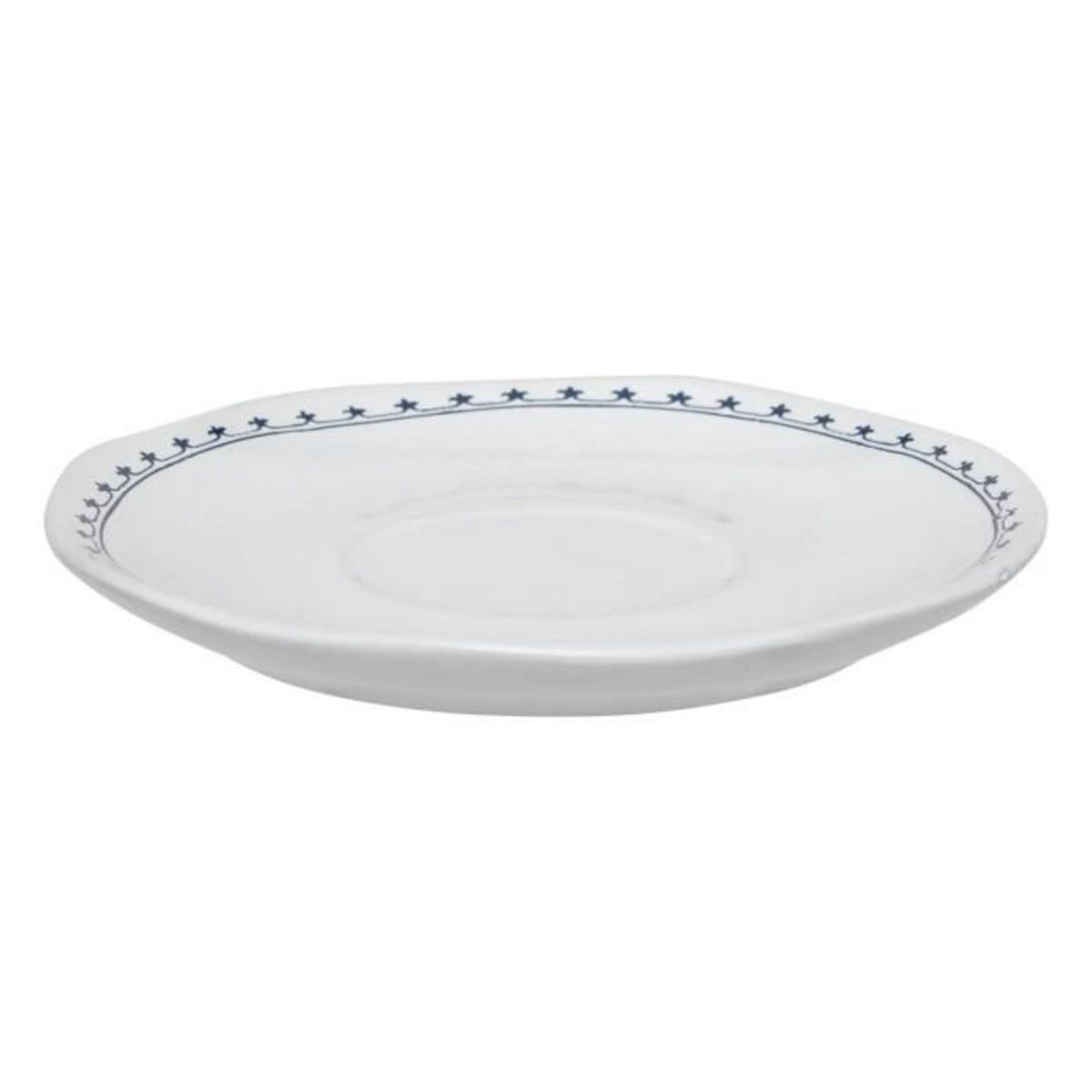 SECRET DE GOURMET Coffret 2 Tasses & Sous-Tasses  Little Cottage  18cl Blanc