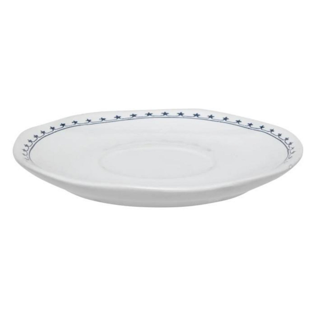 SECRET DE GOURMET Coffret 2 Tasses & Sous-Tasses  Little Cottage  18cl Blanc