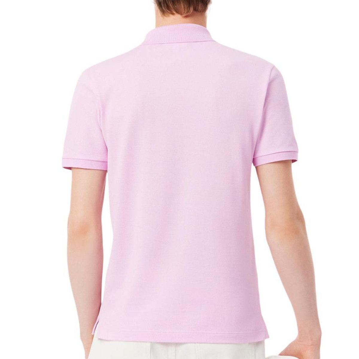Lacoste Polo Rose Homme Lacoste  Slim Fit Petit