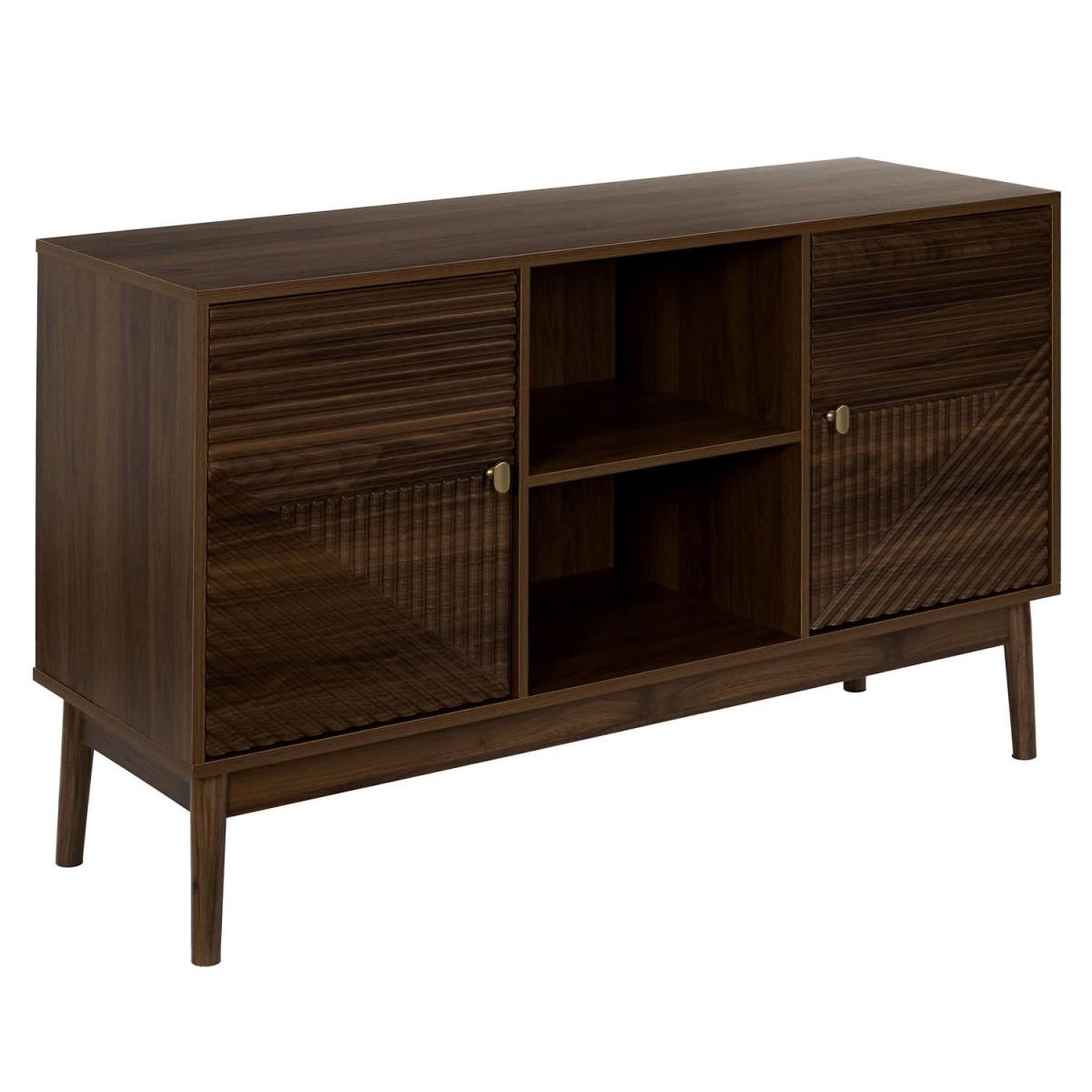 The Home Deco Factory Buffet 2 portes  tiffany  120cm marron