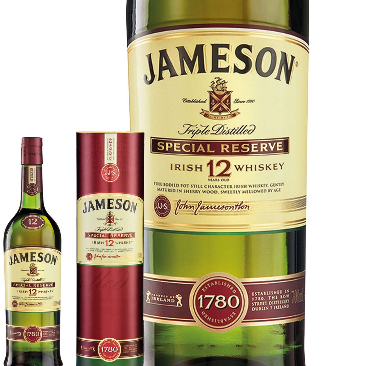 Whisky Jameson 12 ans - 70cl - Etui