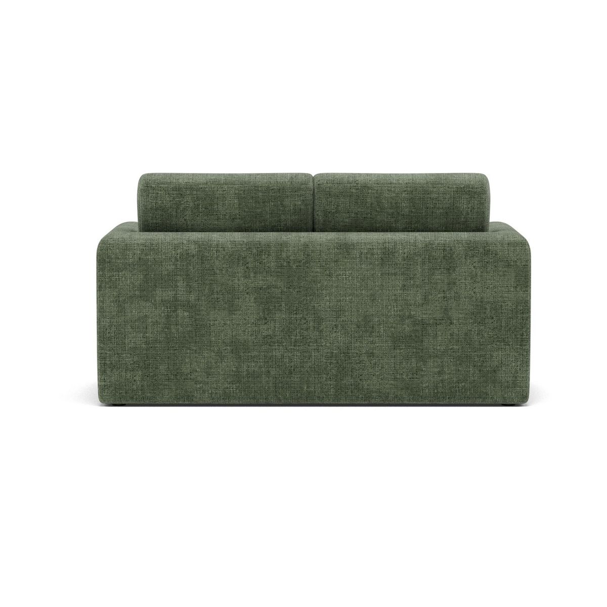 BEST MOBILIER Marilia - canapé 2 places convertible déplimousse en velours texturé