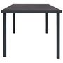 Voir la diapositive 3 : VIDAXL Table a dîner d'exterieur Anthracite 150x90x74 cm Acier