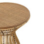 Voir la diapositive 2 : Paris Prix Table d'Appoint Design en Bambou  Rainures  63cm Naturel