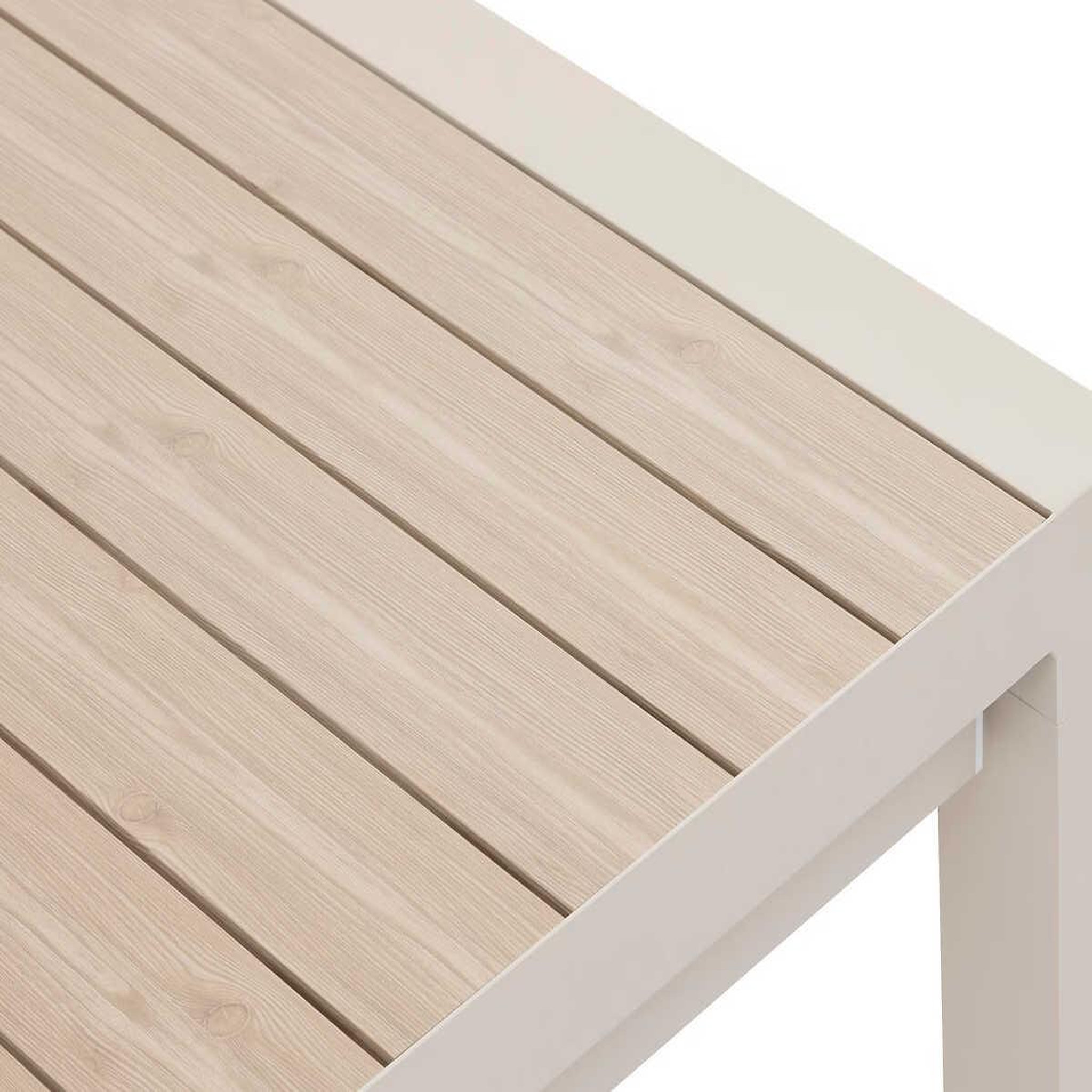 Voir la diapositive 5 : HESPERIDE Table de jardin rectangulaire extensible en aluminium Evasion Lin/Argile 8/10 places - Hespéride