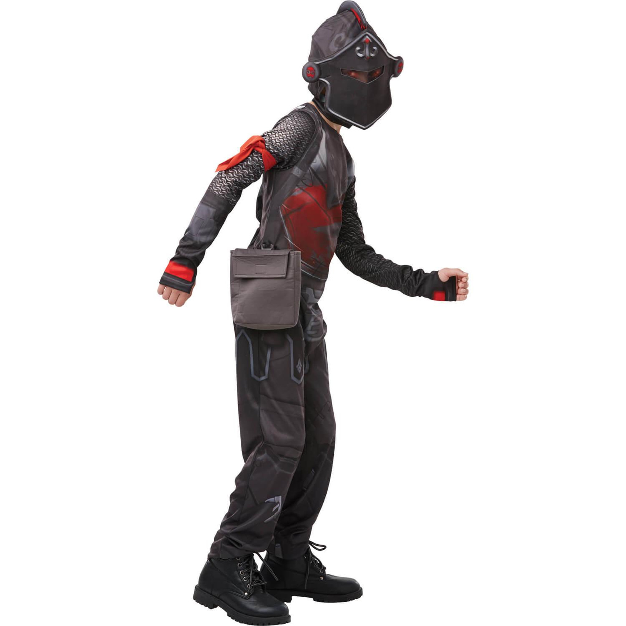 Voir la diapositive 3 : Rubie's Déguisement Black Knight Fortnite - Adolescent - 12/14 ans (152 à 164 cm)