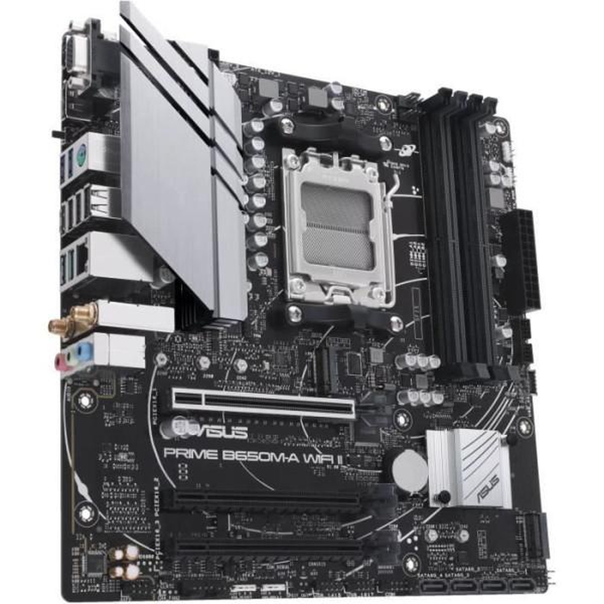 Voir la diapositive 4 : ASUS Carte mere - ASUS - PRIME B650M-A WIFI II - AMD B650 - Emplacement AM5 micro ATX