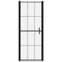 Voir la diapositive 3 : VIDAXL Porte de douche verre trempe 91x195 cm noir