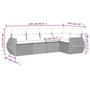 Voir la diapositive 3 : VIDAXL Salon de jardin 5 pcs avec coussins noir resine tressee