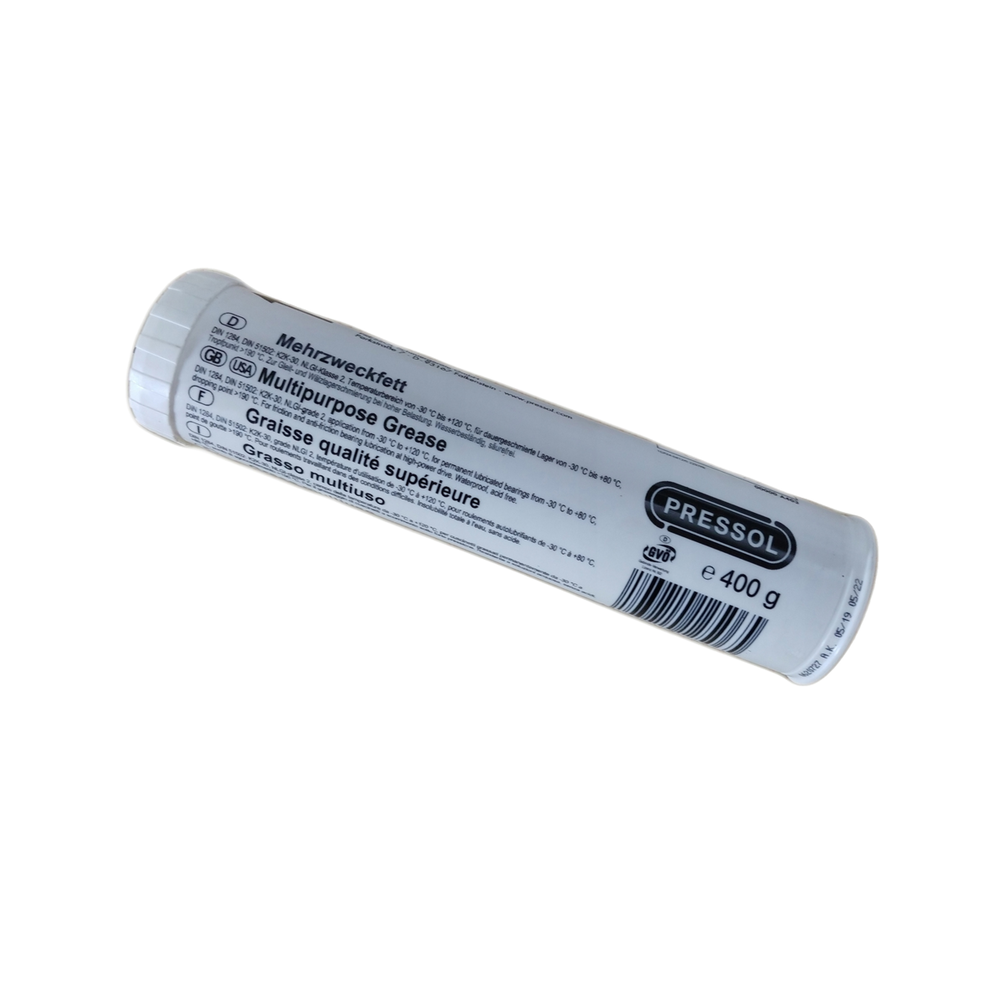 Voir la diapositive 2 : PRESSOL Lubrifiant Pressol NLGI 2 400 g blanche