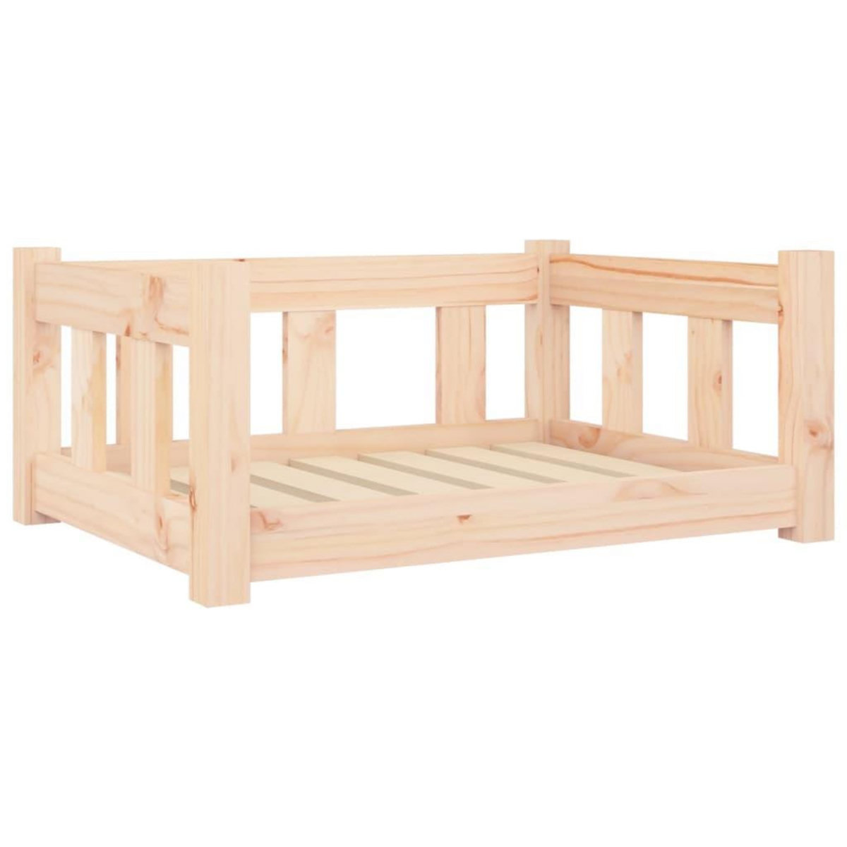 VIDAXL Lit pour chien 65,5x50,5x28 cm Bois de pin solide