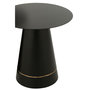 Voir la diapositive 2 : Paris Prix Lot de 2 Tables d'Appoint en Métal  Border  50cm Noir