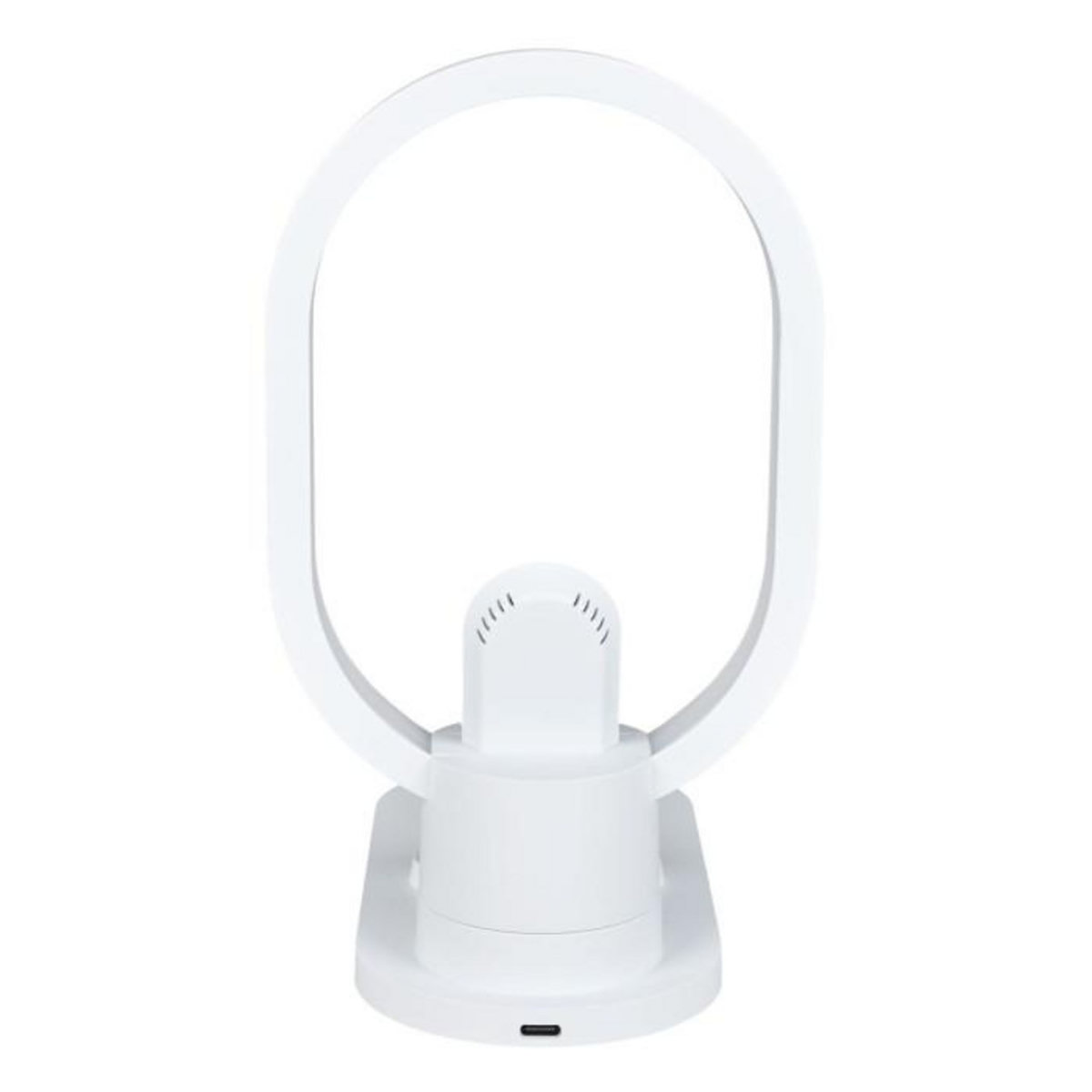 Paris Prix Lampe LED & Support de Charge  3 en 1  20cm Blanc