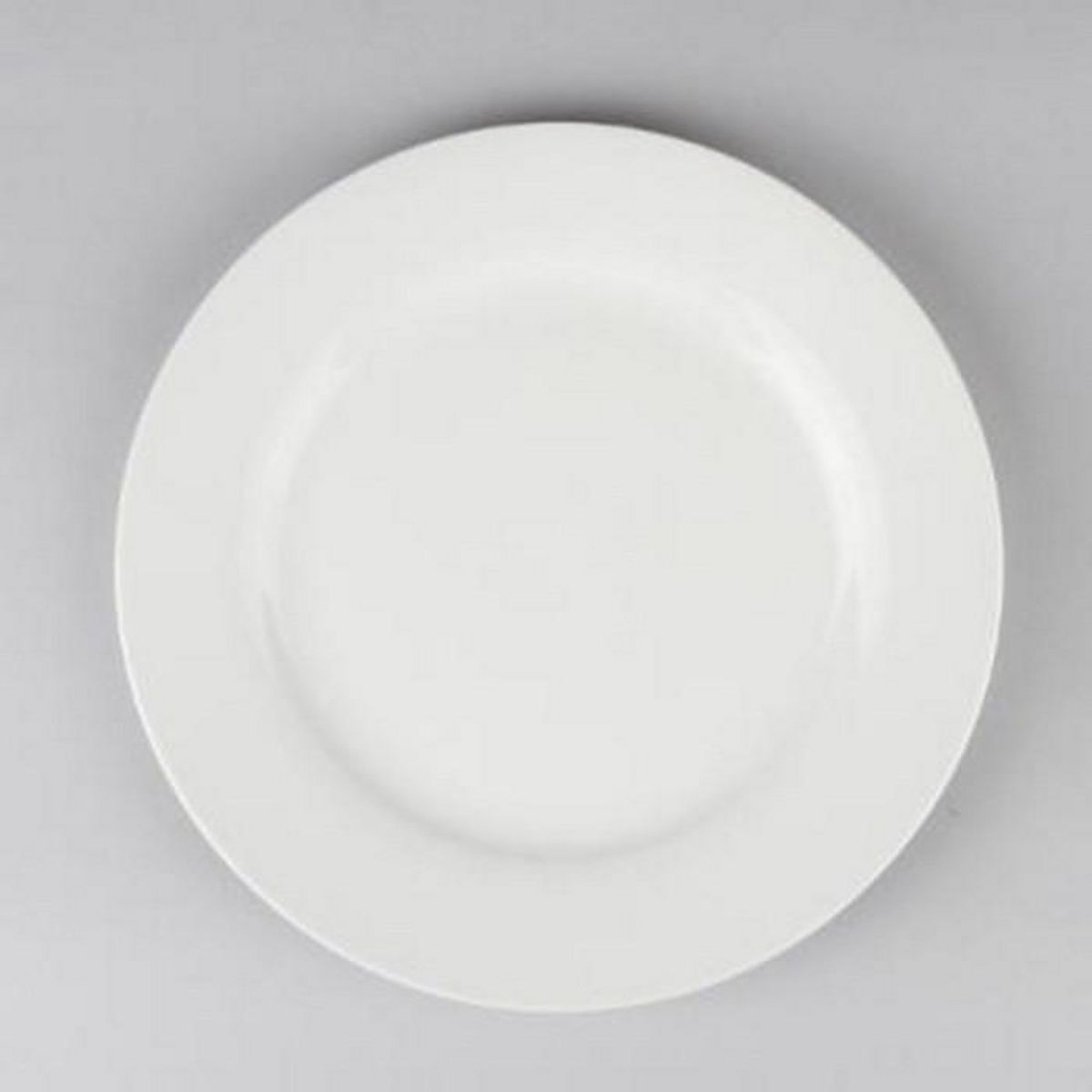 SECRET DE GOURMET Lot de 6 Assiettes à Dessert  Ronde  20cm Blanc