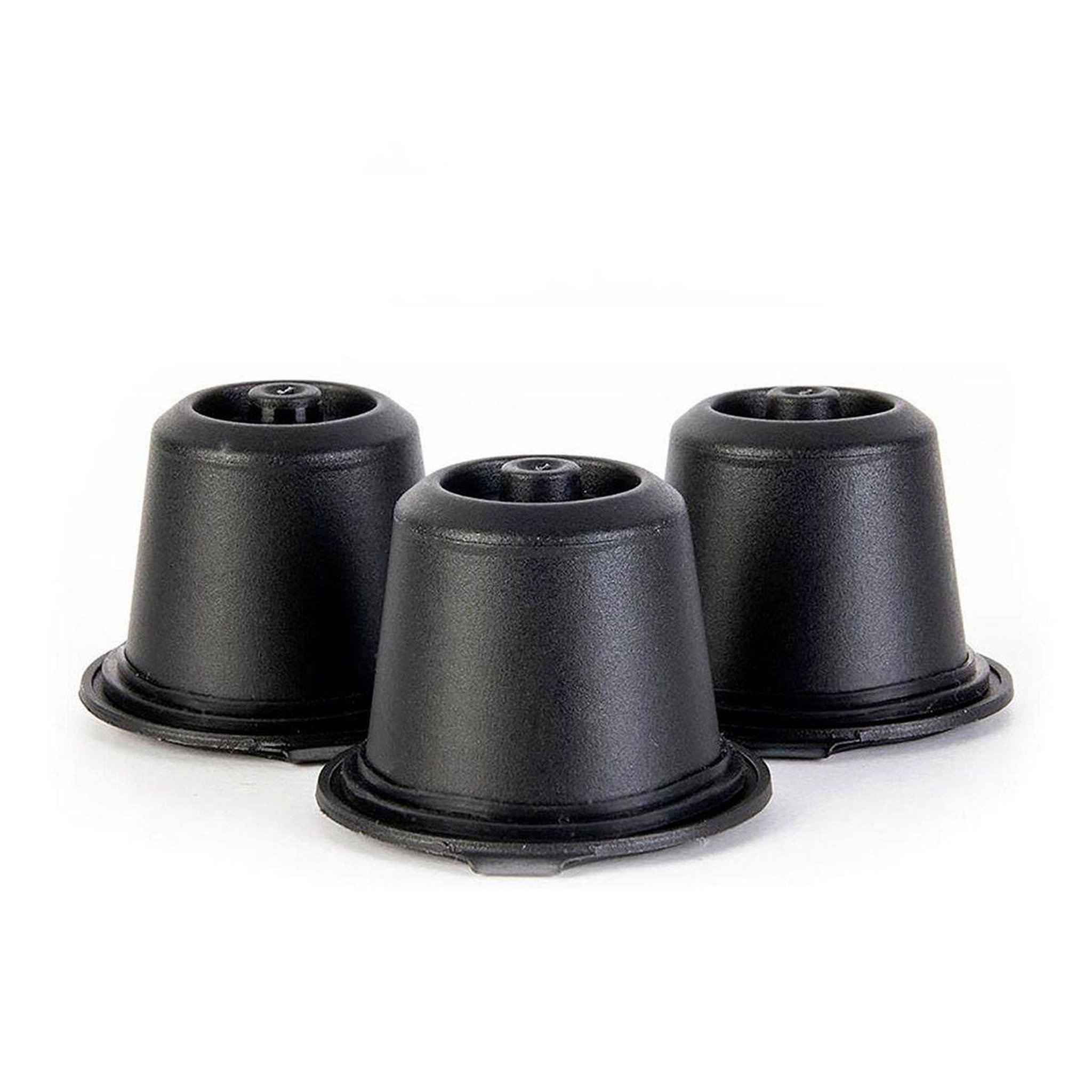 COOK CONCEPT Lot de 3 Capsules à Café Espresso  Ecolo  4cm Noir