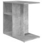 Voir la diapositive 2 : VIDAXL Table d'appoint Gris beton 50x30x50 cm Bois d'ingenierie