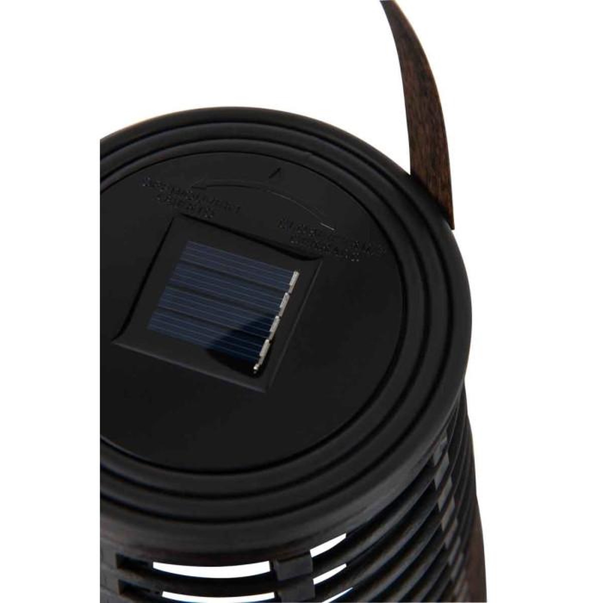 Voir la diapositive 4 : Paris Prix Lanterne Design Led  Énergie Solaire  27cm Marron