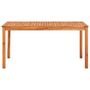 Voir la diapositive 2 : VIDAXL Table de jardin 150x90x74 cm Bois d'acacia massif