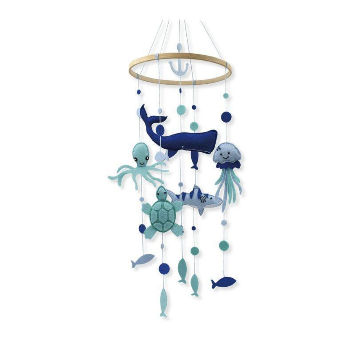 Graine créative Je fabrique mon mobile bébé - Monde marin coffret DIY