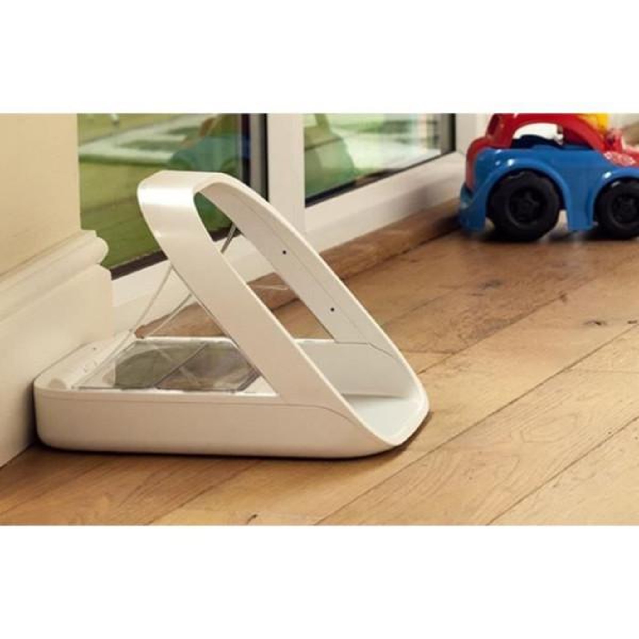 Voir la diapositive 3 : Anima Surefeed distributeur de nourriture/croquettes a puce électronique - blanc (bol simple, un bol double, un tapis et un médaillo