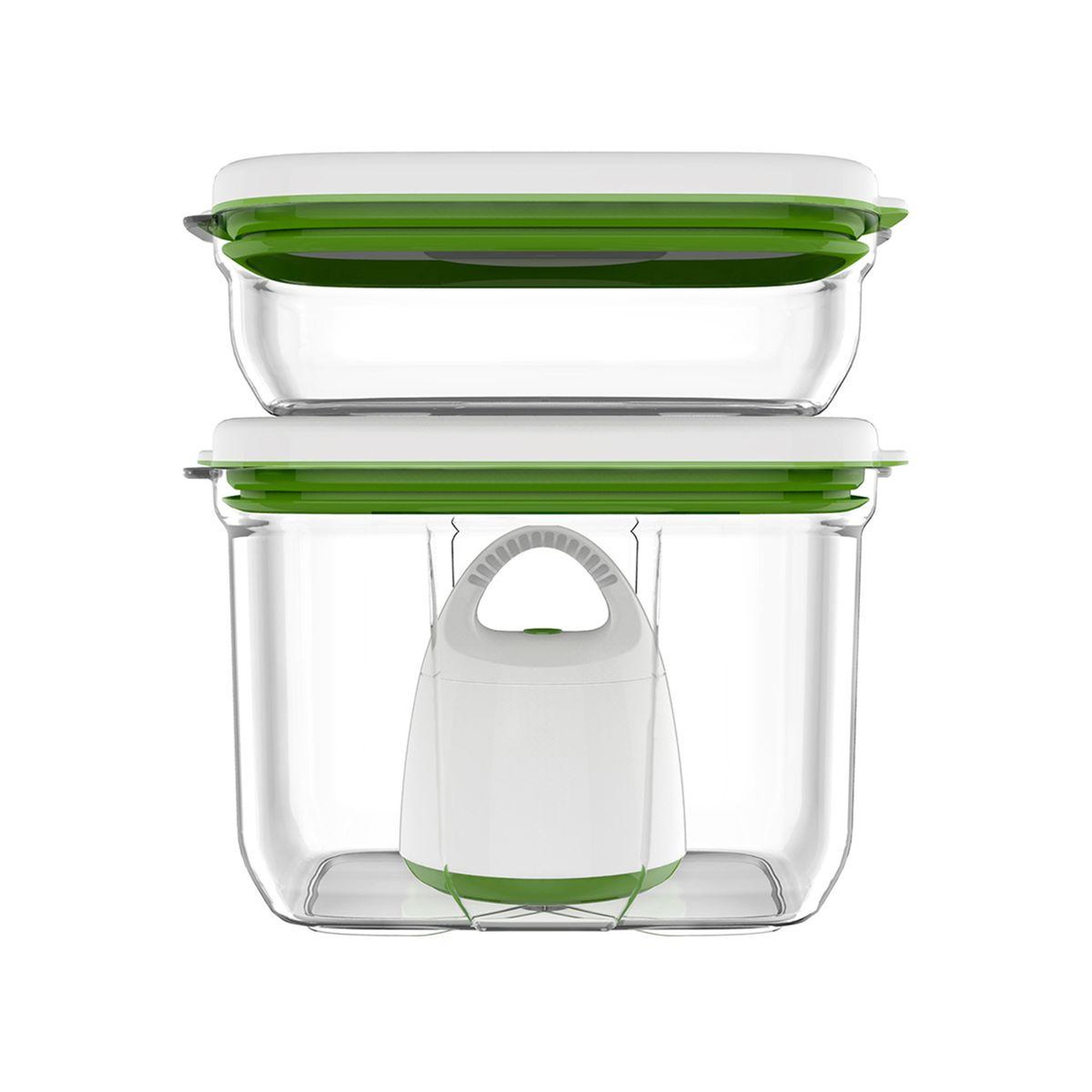Voir la diapositive 3 : FOSA Boîte sous vide mise sous-vide et 2 recipients 100/230cl