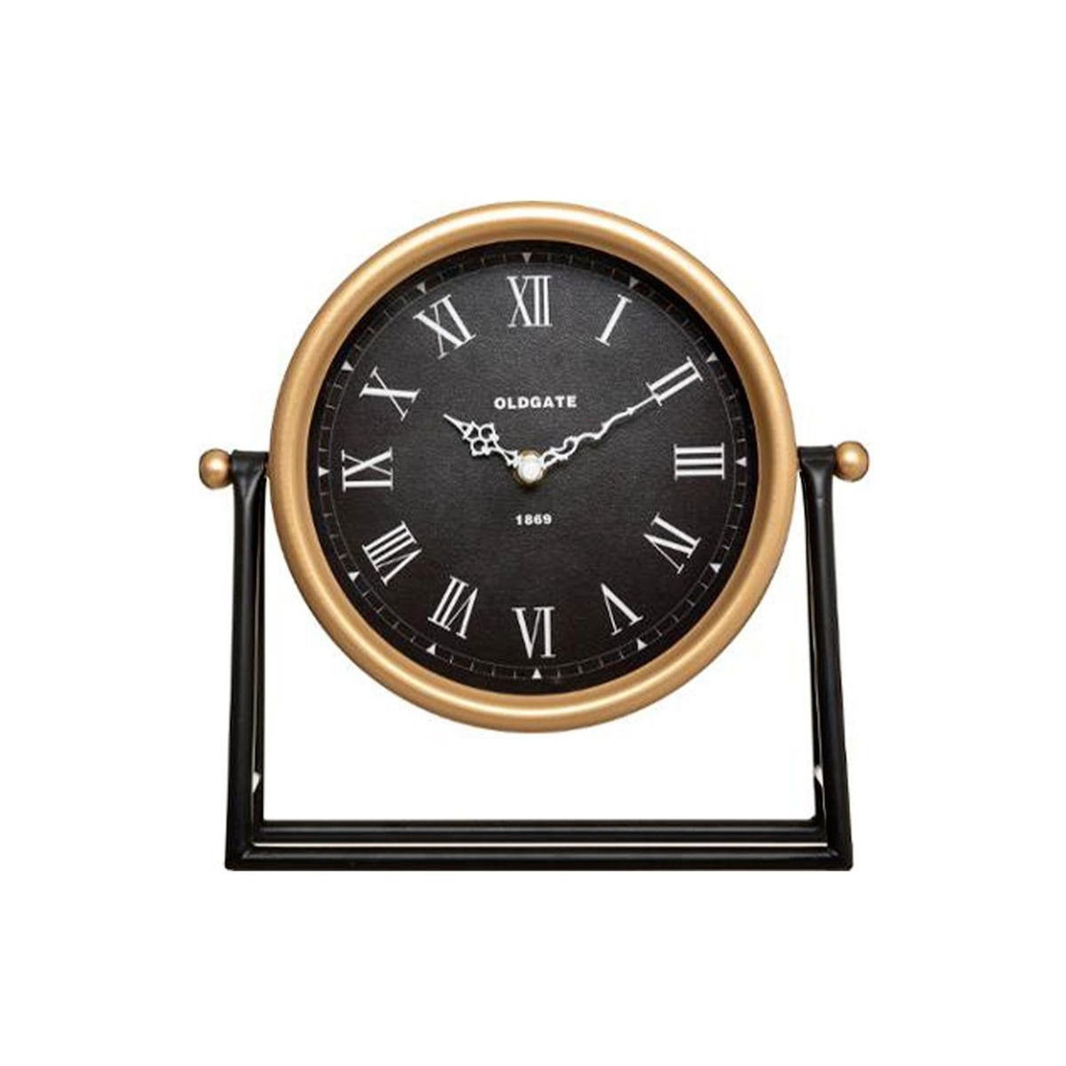 ATMOSPHERA Horloge à Poser en Métal  Luca  27cm Noir