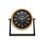 Voir la diapositive 2 : ATMOSPHERA Horloge à Poser en Métal  Luca  27cm Noir
