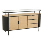 Paris Prix Buffet 3 Tiroirs & 2 Portes  Bya  150cm Naturel