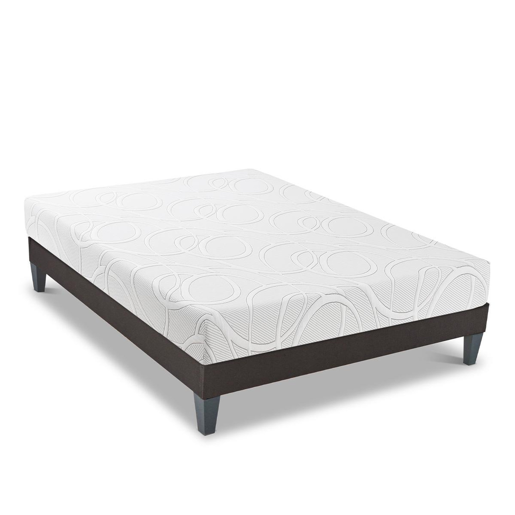 Voir la diapositive 3 : OLYMPE LITERIE Olympe literie | ensemble eupraxie | matelas mémoire de forme + sommier bois