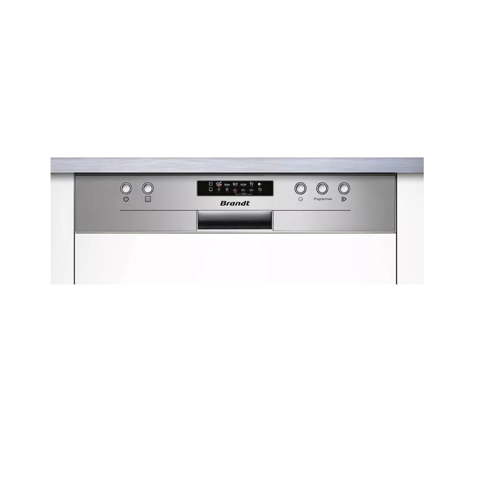 Voir la diapositive 5 : BRANDT Lave-vaisselle 60cm 14 couverts 44db intégrable avec bandeau - bb3424lx