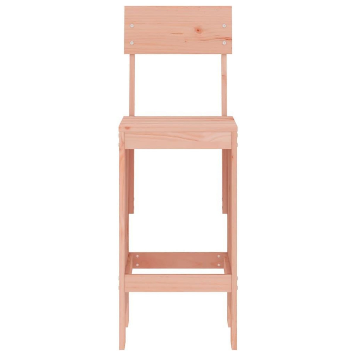 VIDAXL Tabourets de bar lot de 2 40x48,5x115,5 cm bois massif douglas