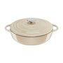 Voir la diapositive 1 : TEFAL Cocotte Fonte LOV sauteuse 28cm beige