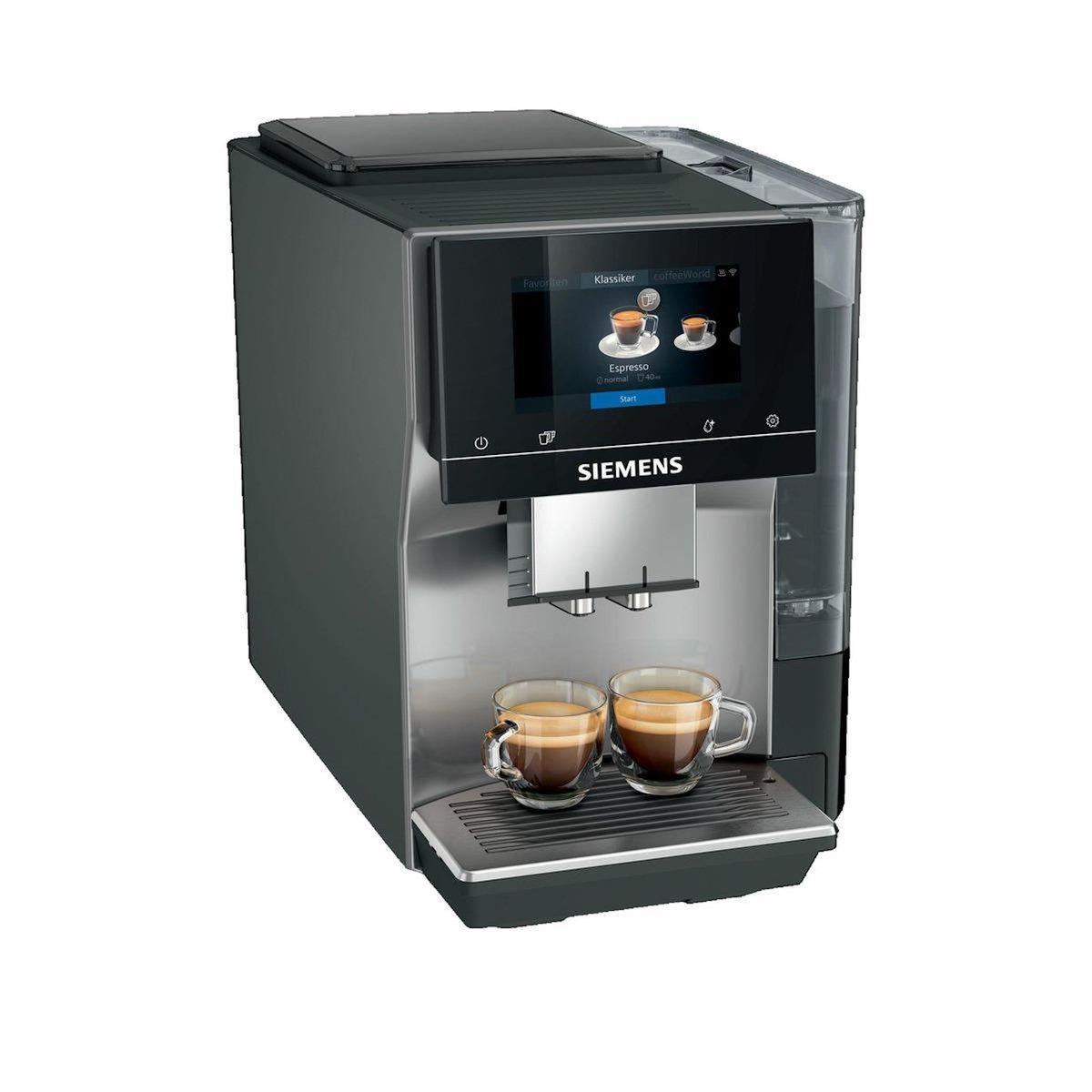 Siemens Cafetière Automatique Siemens EQ.700 TP715D01 Noir et Gris