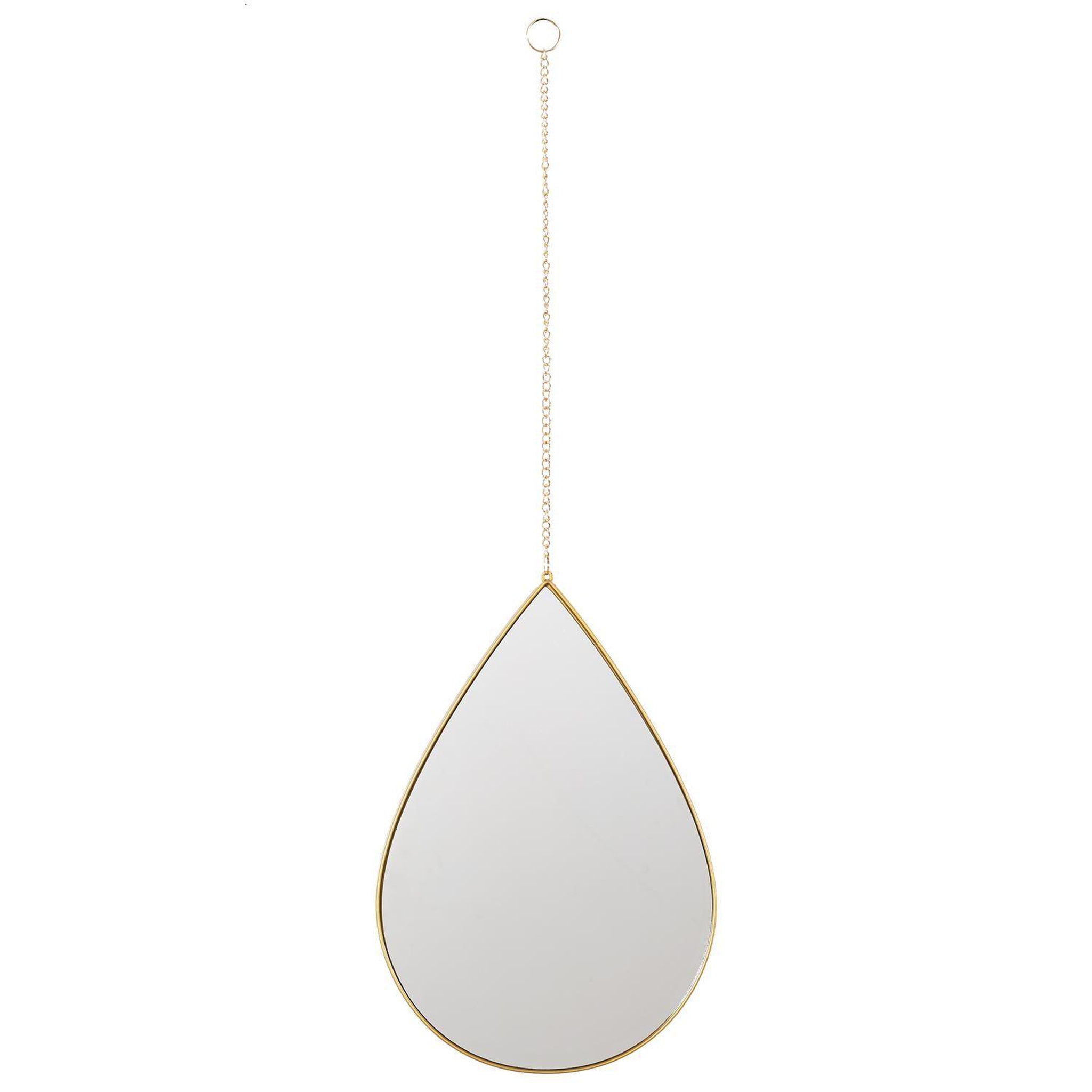 Voir la diapositive 3 : The Home Deco Factory Lot de 3 miroirs gouttes 19,1x27,2cm - Doré