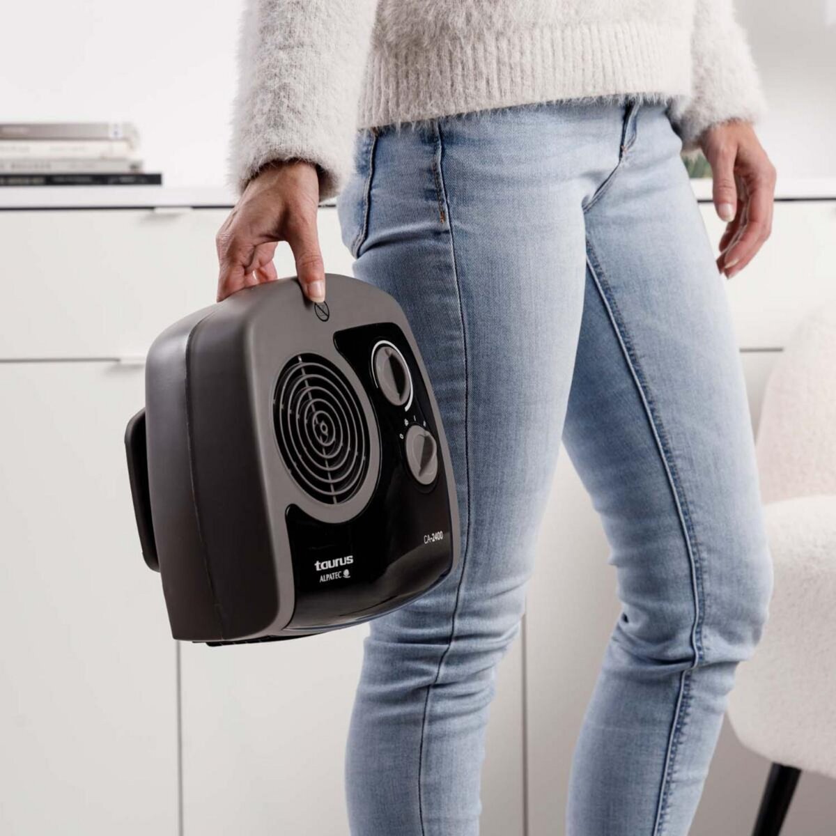 Taurus Chauffage soufflant thermoventilateur 2400w gris - ca-2400