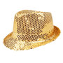 Voir la diapositive 2 : Boland Chapeau Popstar Sequins Or