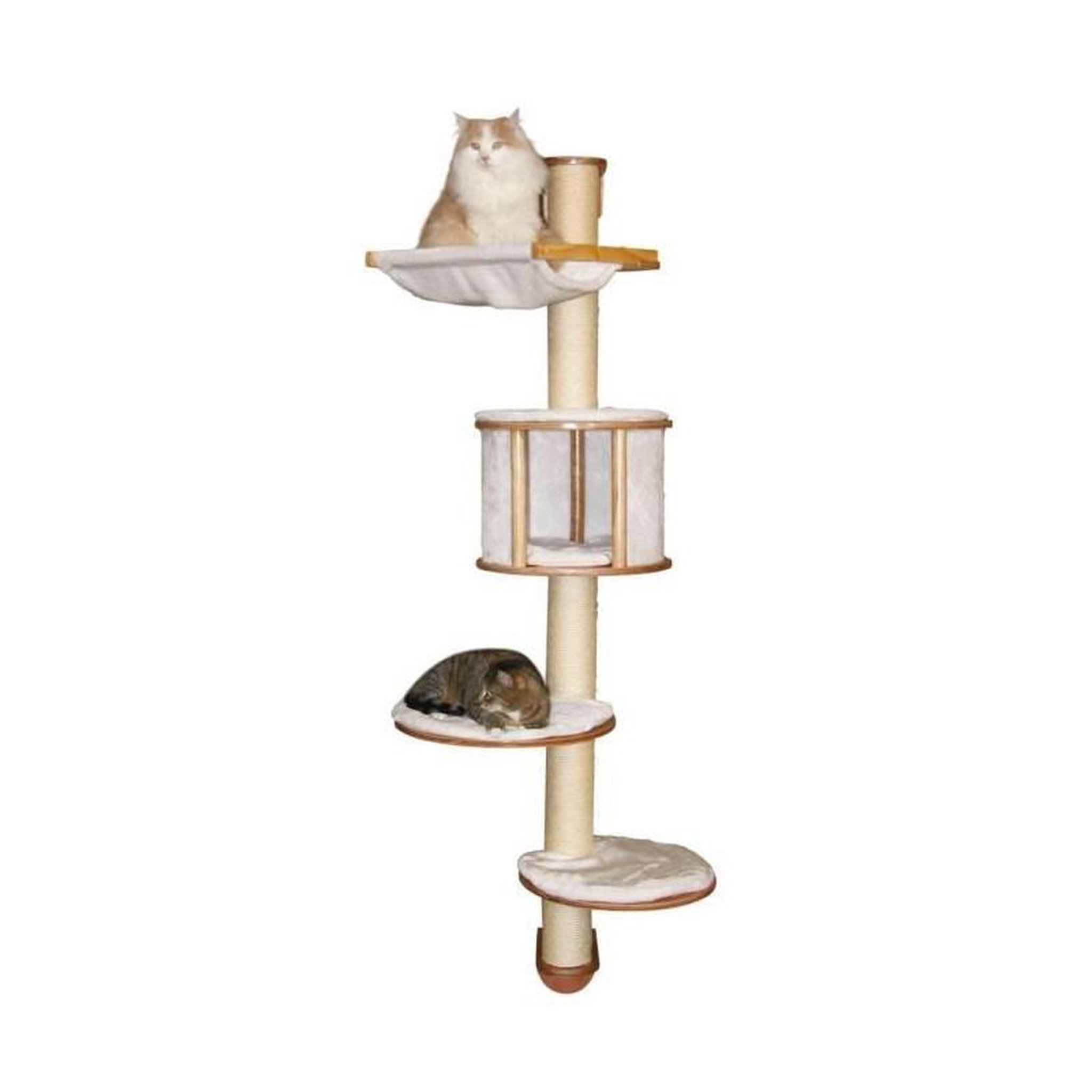 Voir la diapositive 2 : KERBL Kerbl Arbre a chats mural Dolomit 168 cm Blanc 81500