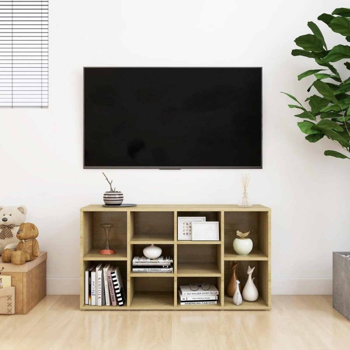 VIDAXL Banc a chaussures Chene sonoma 103x30x54,5 cm Bois d'ingenierie