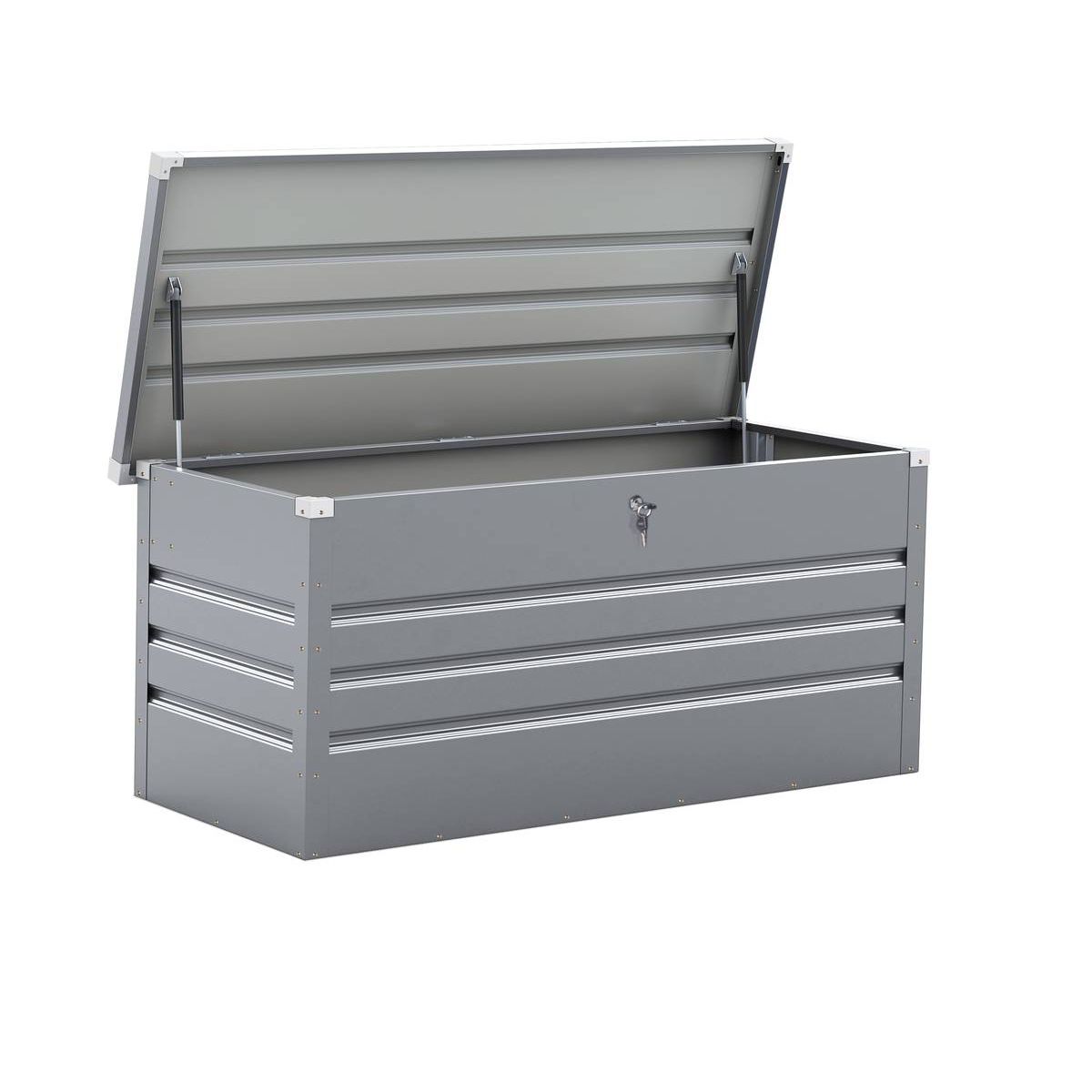 Habitat et Jardin Coffre de Jardin Métal  Store  680L - argent
